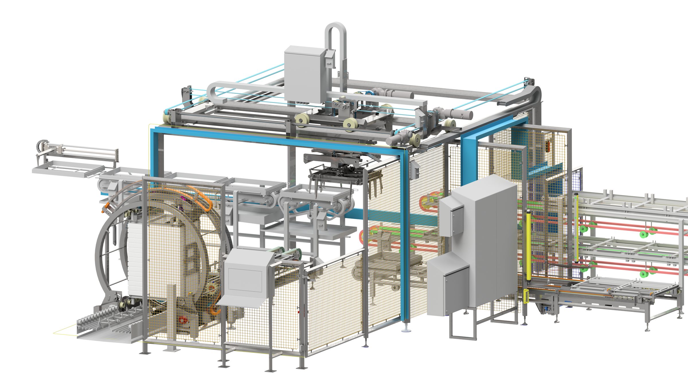 Retrofitted plant in a running production.
