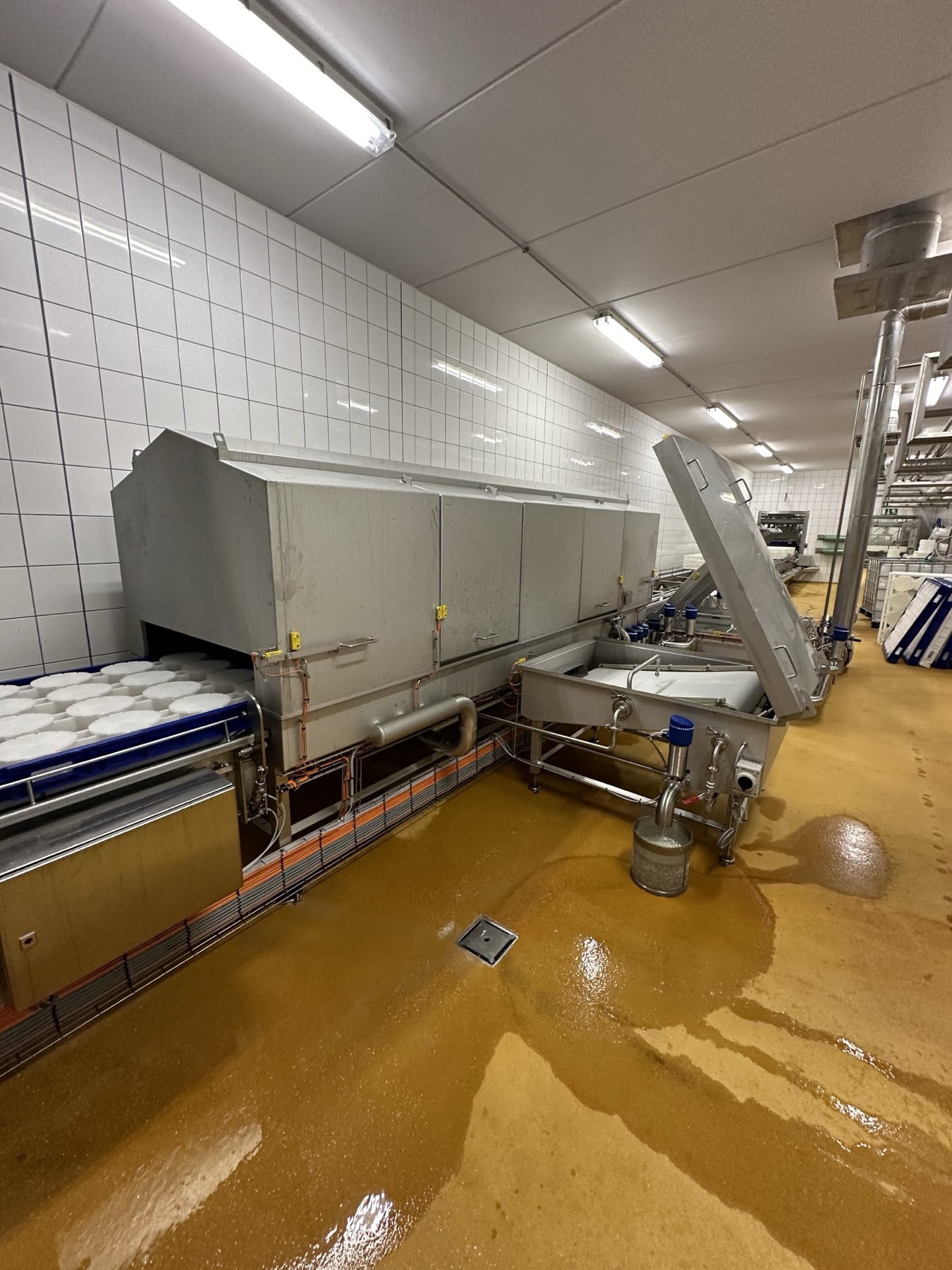 Ombygget anlæg i eksisterende produktion.