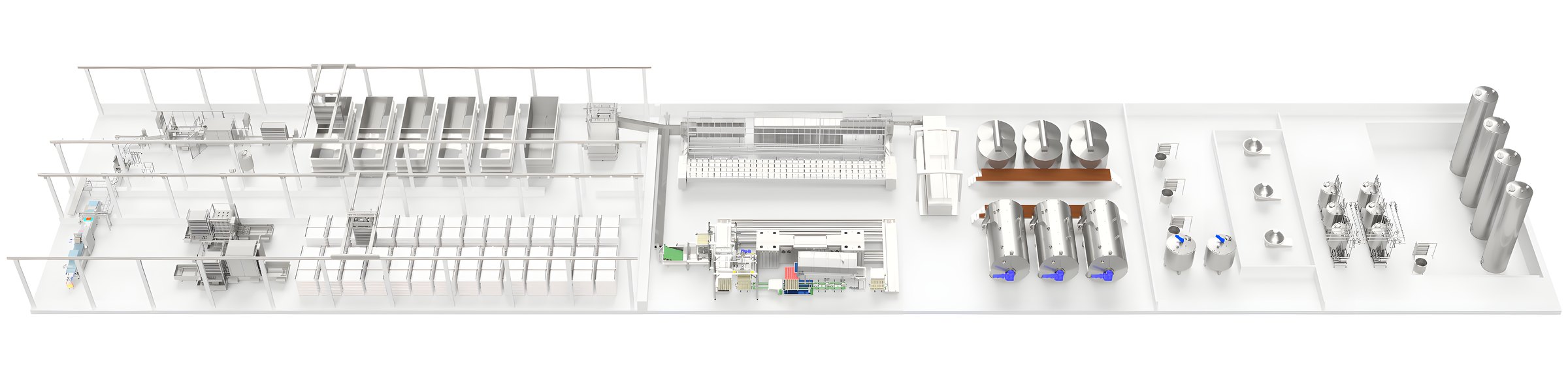 3D overview layout from a feasibility study.